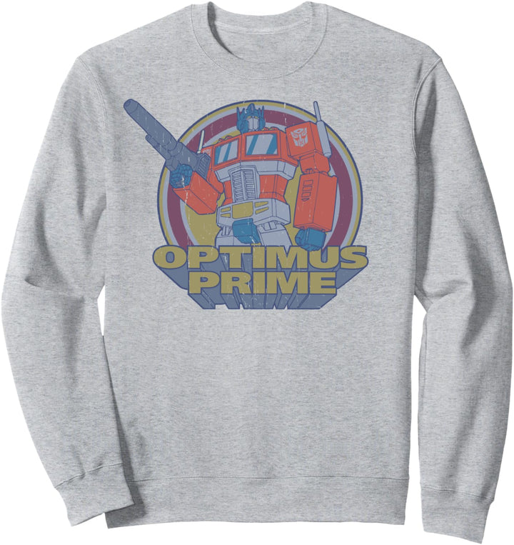 Transformers Optimus Prime Retro Portrait Sweatshirt