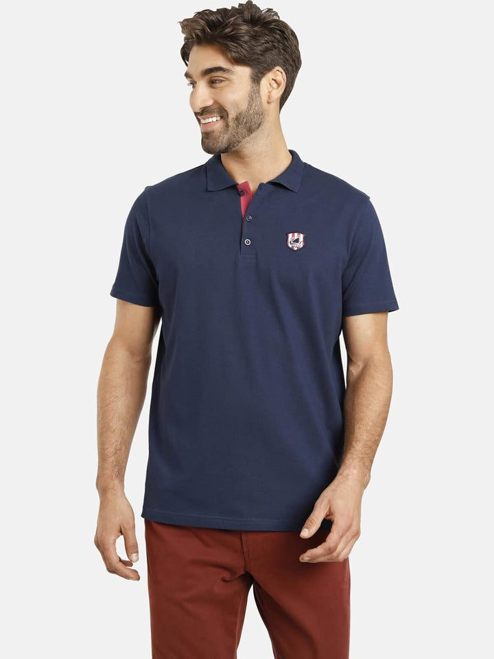 Jan Vanderstorm Herren Poloshirt Nisse XL Grosse Grössen Dunkelblau, XL Grosse Grössen Dunkelblau