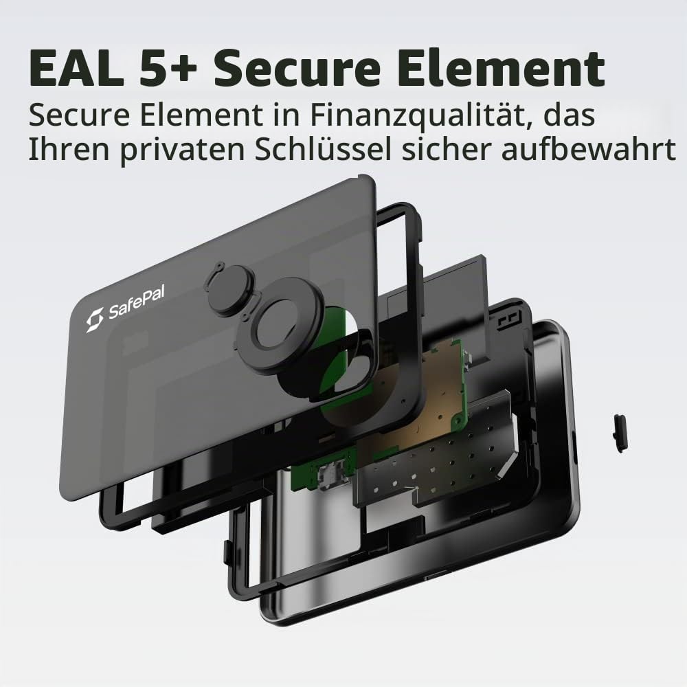 SafePal S1 – Cryptocurrency Hardware Wallet, sichere Aufbewahrung privater Schlüssel, Kühlspeicher f
