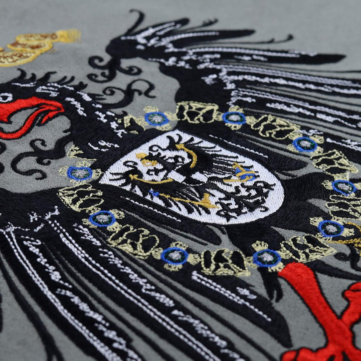 EXPRESS-STICKEREI Adlerwappen 1889 Deutschland Kissen mit Bezug & Spruch | Adler Wappen Wohnzimmer D