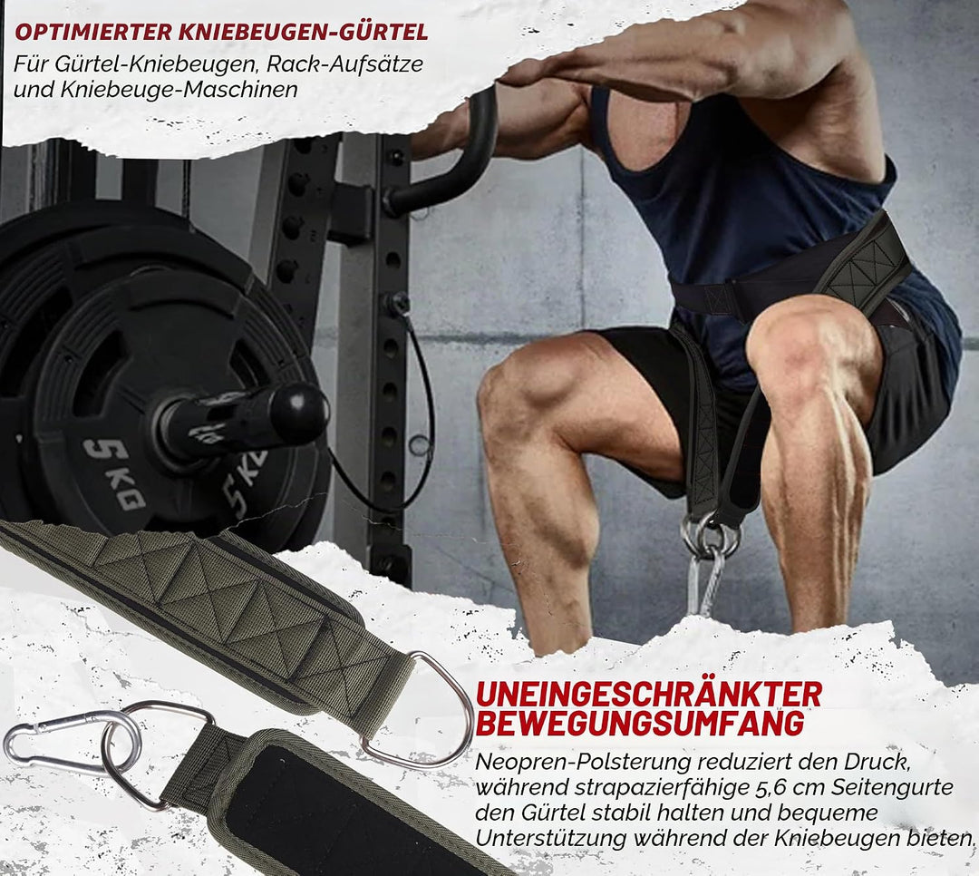 TAVIEW Gürtel für Kniebeugen, Rackbefestigung & Kniebeugenmaschine, Gewichtheben & Powerlifting – Rü