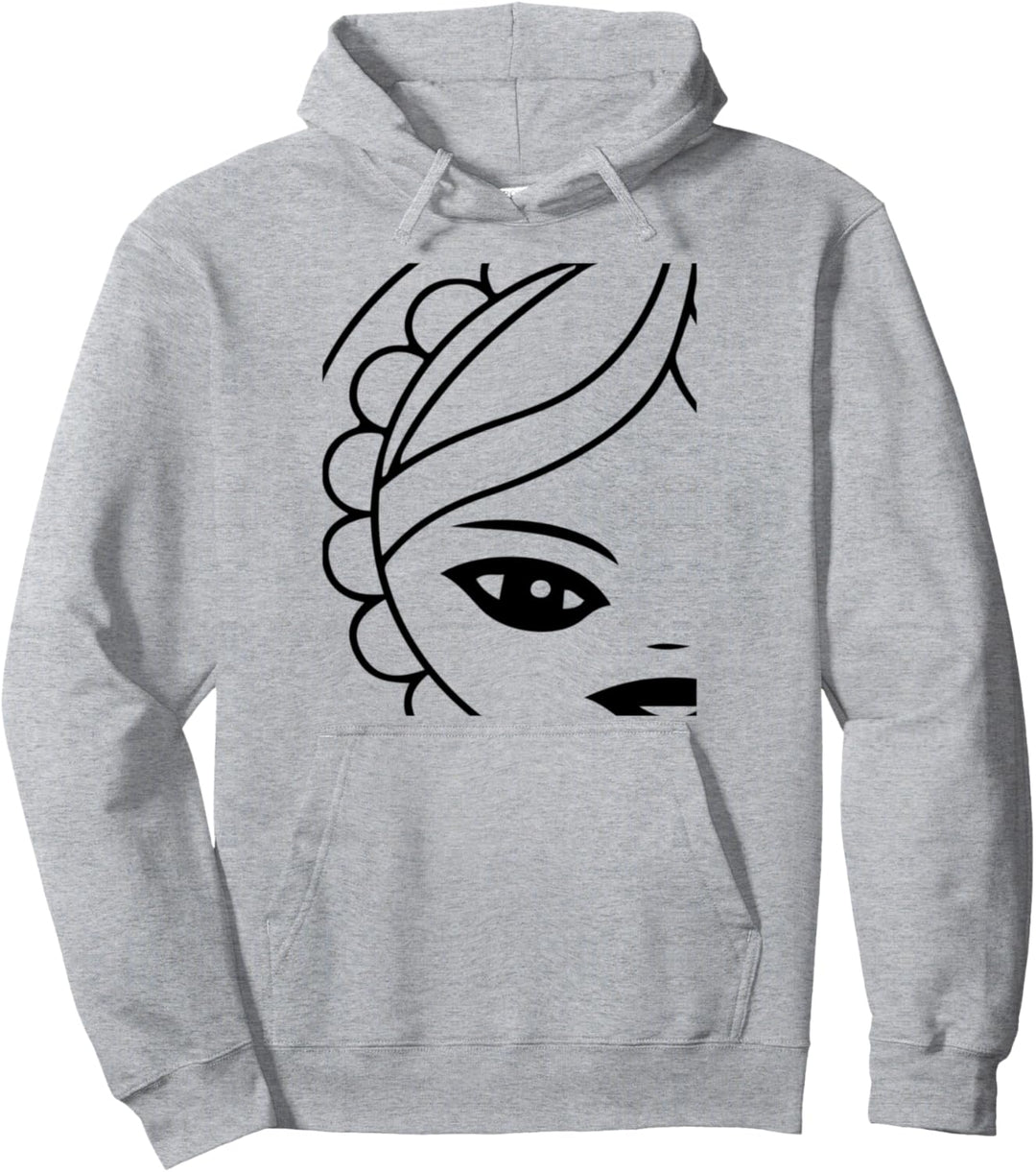 Matroschka Gesicht Pullover Hoodie
