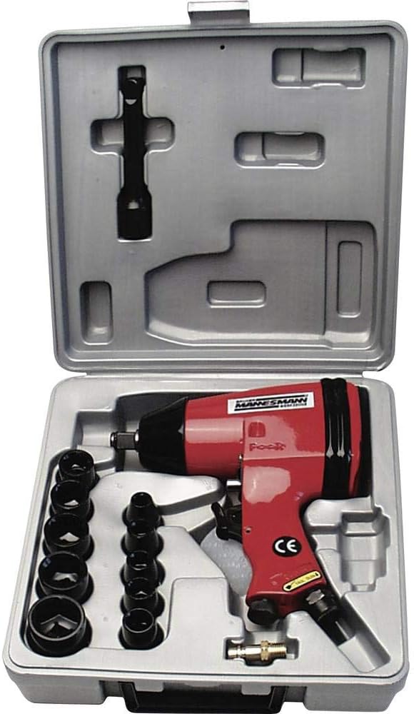 Mannesmann Druckluft-Schlagschrauber-Satz 1/2", 15-tlg., M 1503