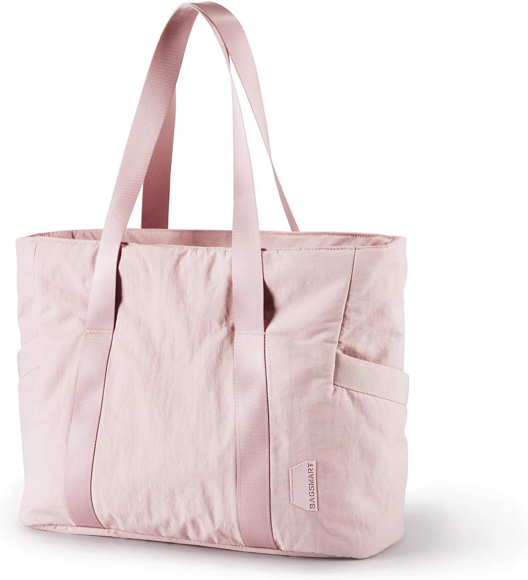 BAGSMART Damen-Einkaufstasche, grosse Umhängetasche, Henkel, Handtasche mit Yogamatten-Schnalle für