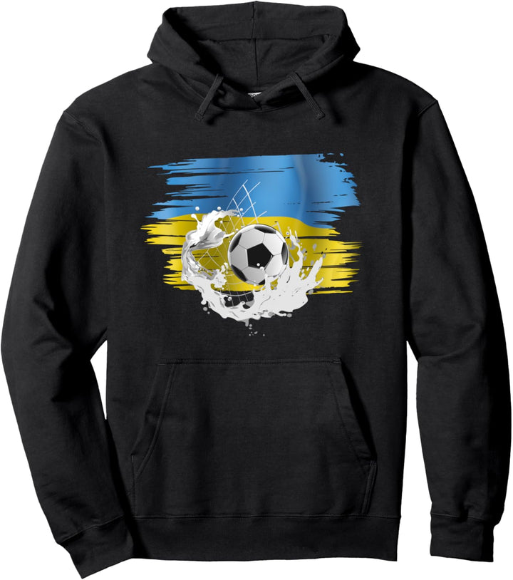 Ukraine Ukrainischer Fussball Pullover Hoodie