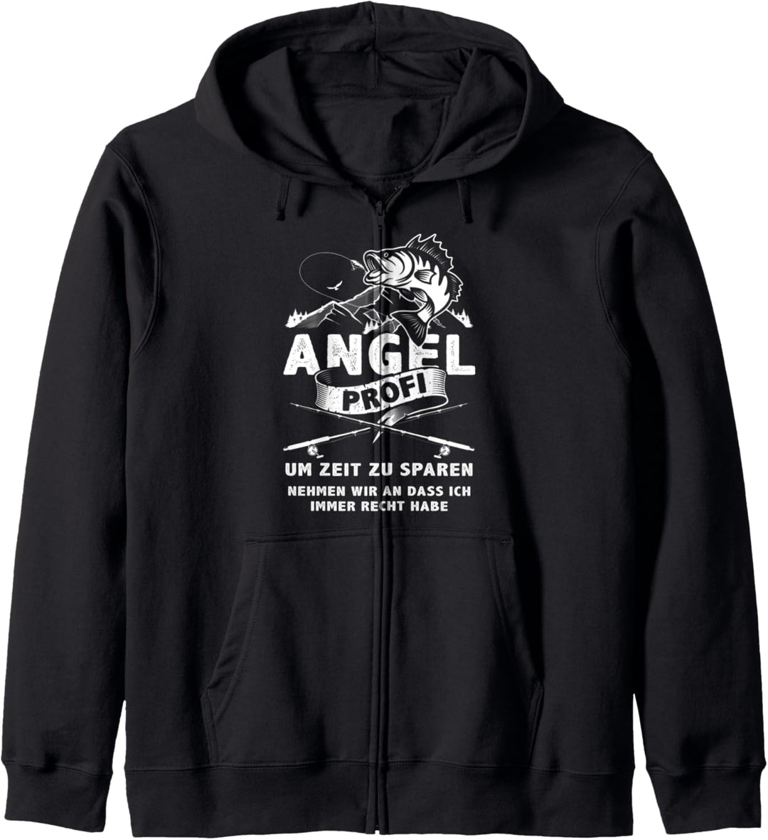 Angel Profi Forelle Fischen Karpfen Hecht Mann Carp Fishing Kapuzenjacke