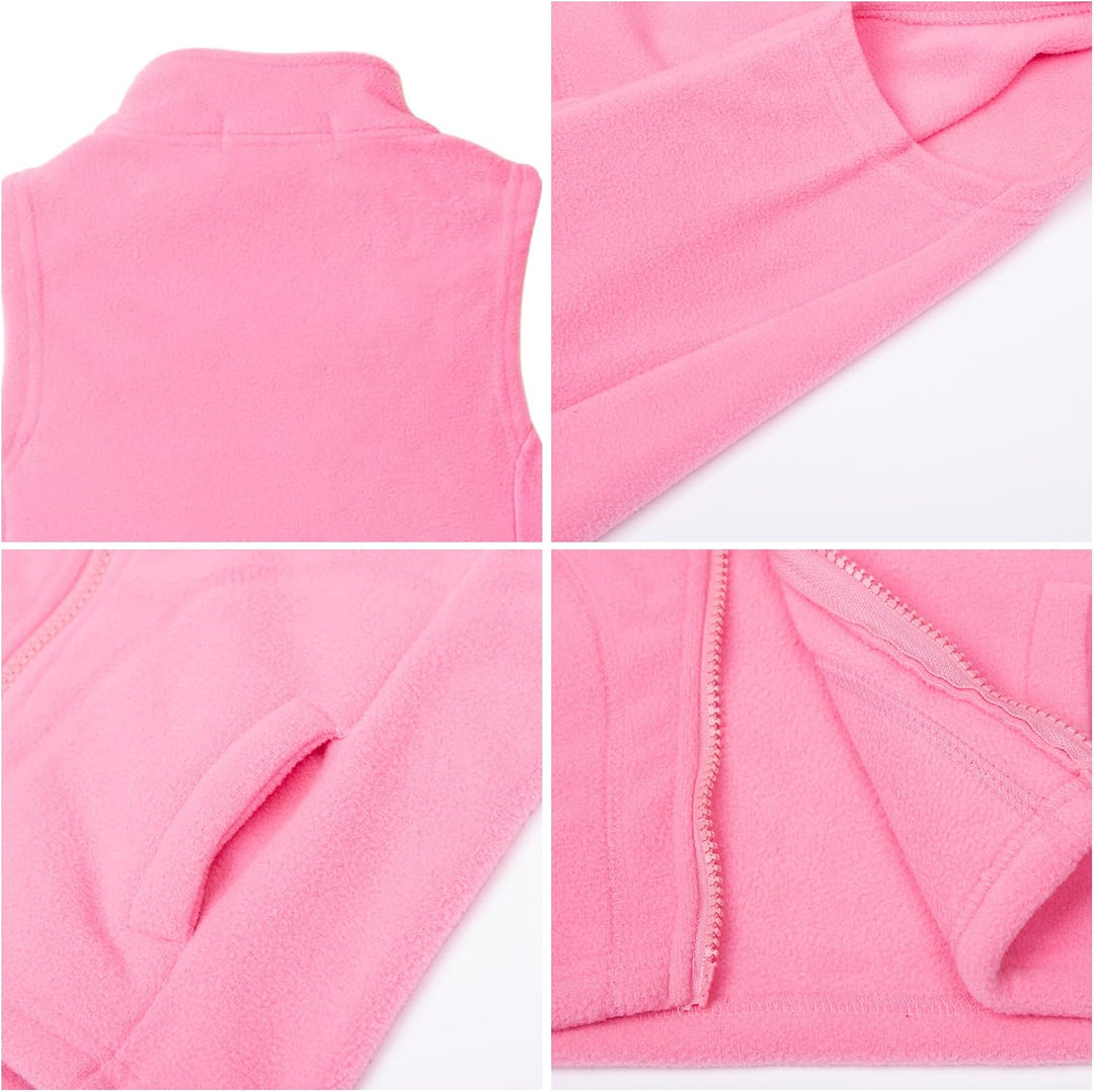 Mud Kingdom Jungen Weste Fleece Einfarbig 5 Jahre Rosa, 5 Jahre Rosa