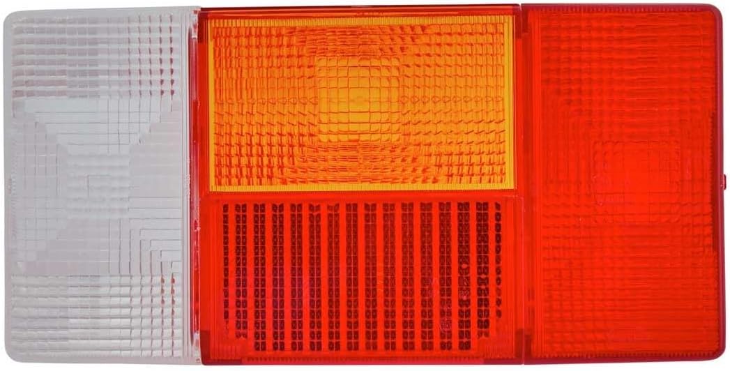 HELLA - Heckleuchte - Glühlampe - 12/24V - Anbau - Lichtscheibenfarbe: mehrfarbig - Stecker: Flachst