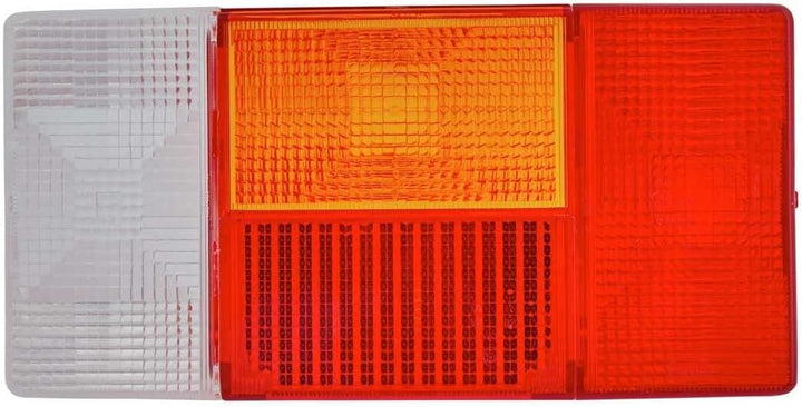 HELLA - Heckleuchte - Glühlampe - 12/24V - Anbau - Lichtscheibenfarbe: mehrfarbig - Stecker: Flachst