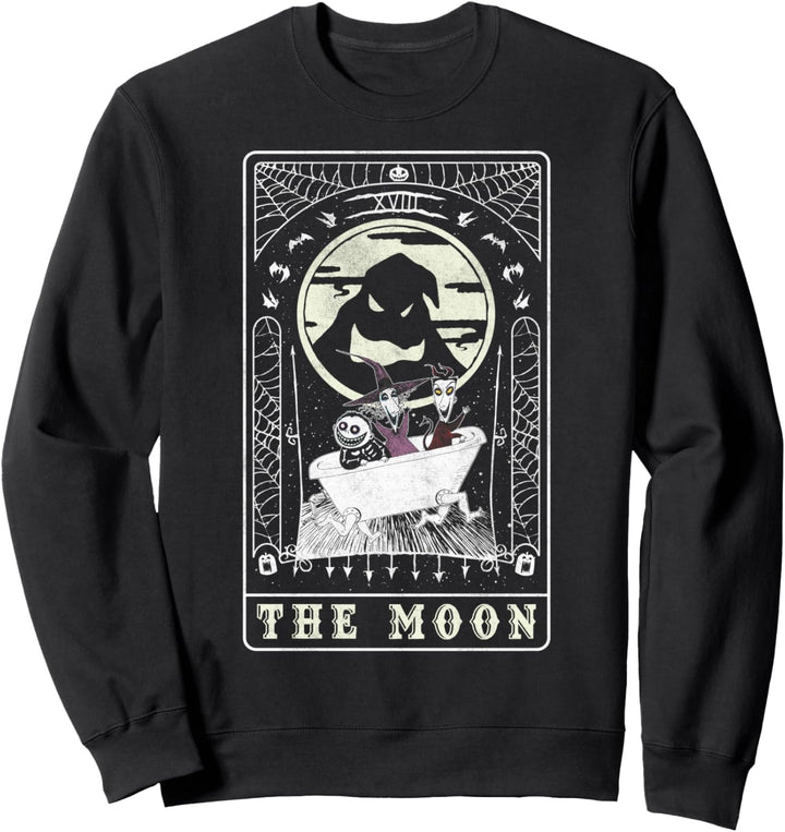 Nightmare Before Christmas The Moon Bathtub Tarot Card Sweatshirt
