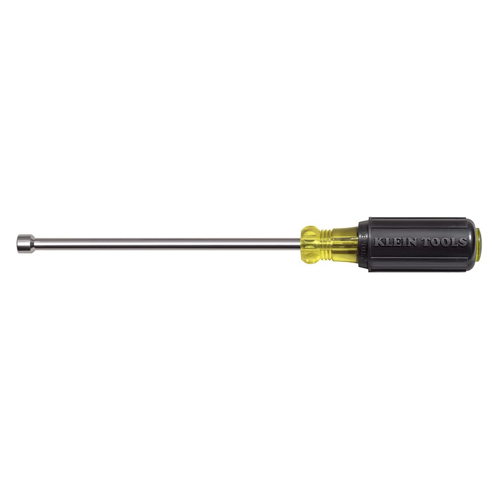 Klein Tools 646–1/2 M 1/2 Hex Magnetischer Spitze Mutter Treiber mit 6 Hohl Schaft, 646-1/4M 1/4-Inc
