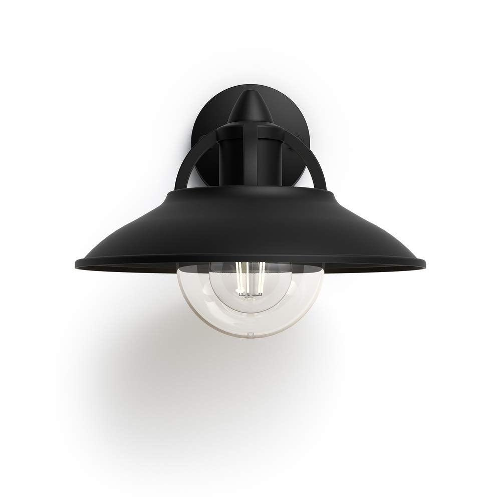 Philips myGarden Cormorant Aussenwandleuchte, 42W, ohne Leuchtmittel, schwarz, Cormorant