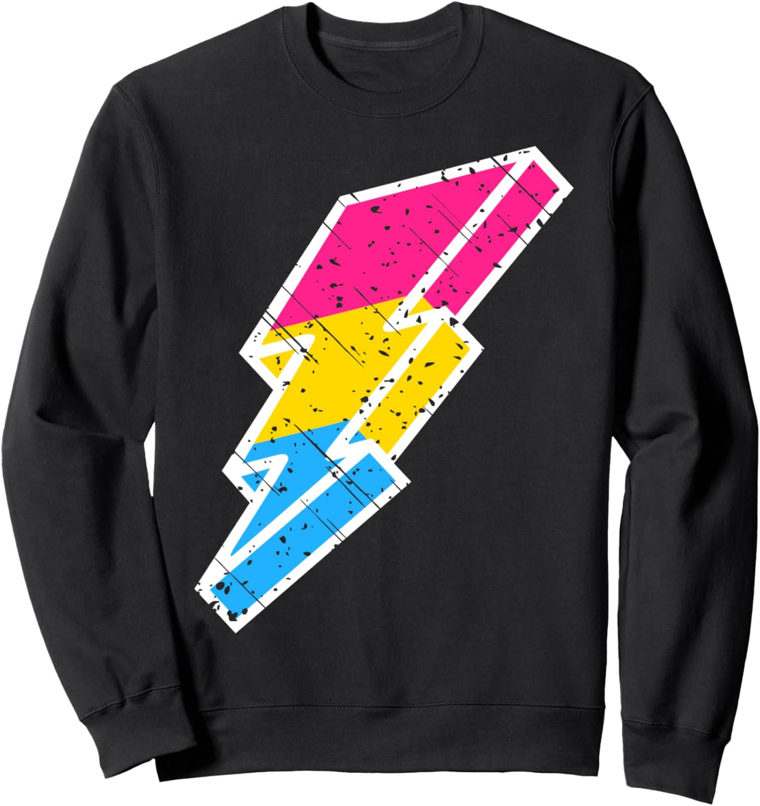 Pansexuelle Stolz Blitz Blitz Cute Pan LGBTQ Parade Sweatshirt