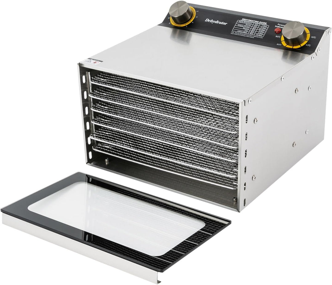 Lebensmittel-Trocknungsmaschine aus Edelstahl Dörrgerät, 400W Lebensmittel-Trocknungsmaschine für de