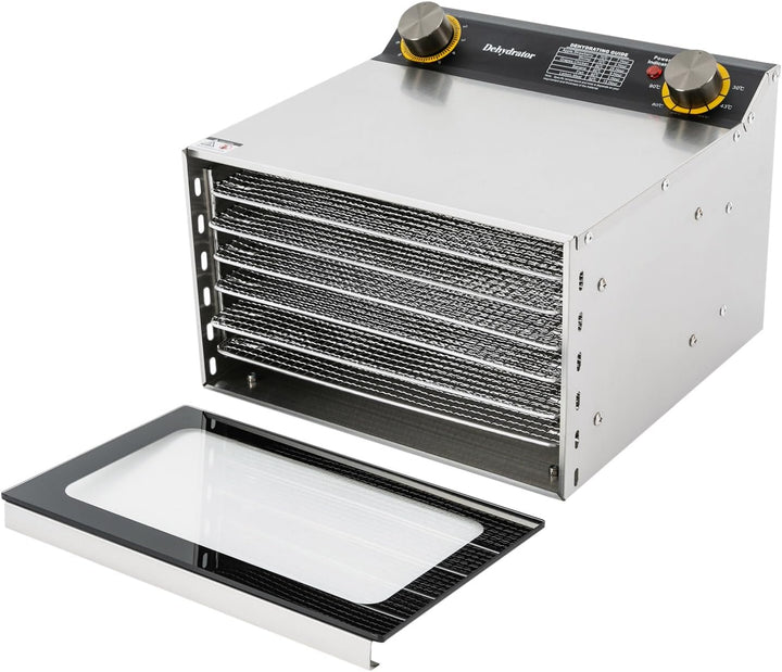Lebensmittel-Trocknungsmaschine aus Edelstahl Dörrgerät, 400W Lebensmittel-Trocknungsmaschine für de
