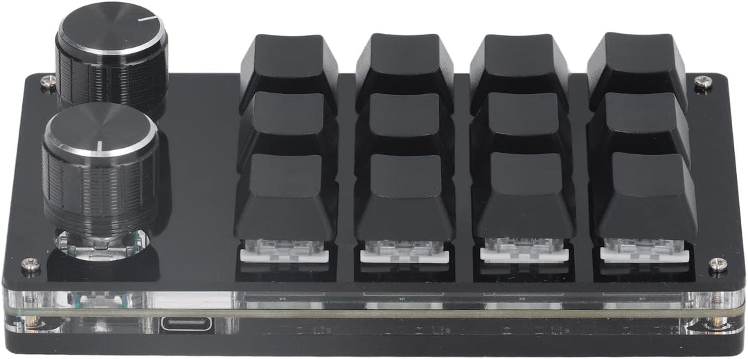 Annadue OSU Keypad 12-Tasten-Gaming-Tastatur, USB--Tastatur mit 12 Tasten, 2 Knöpfen, Mechanische Ga