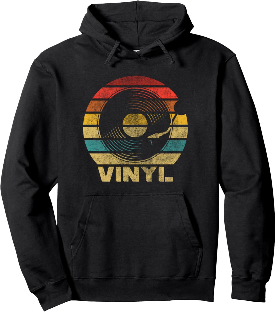 Retro Vinyl Vintage Schallplatte Pullover Hoodie