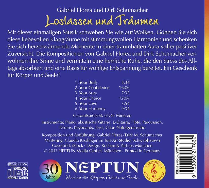 Loslassen und Träumen, Audio-CD
