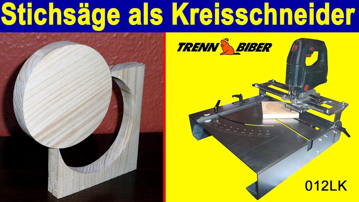 Trenn-Biber 012LK-4 Stichsägentisch für Stichsägen und Oberfräsen - Sägetisch, zum Laminat schneiden