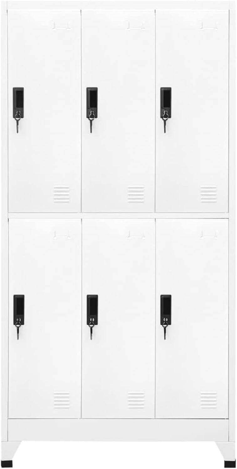 Susany Schliessfachschrank Lagerschrank Stahlschrank Schrank Aktenschrank Fächerschrank Aufbewahrung