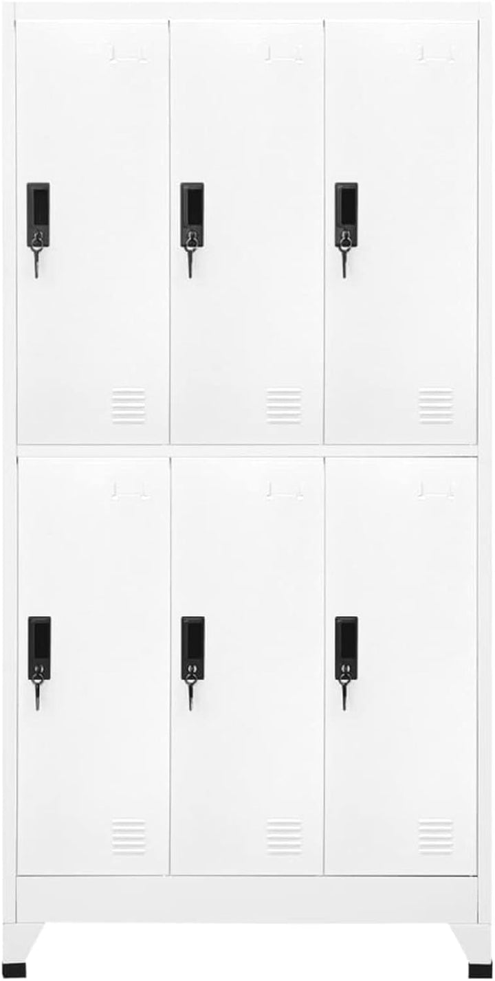 Susany Schliessfachschrank Lagerschrank Stahlschrank Schrank Aktenschrank Fächerschrank Aufbewahrung
