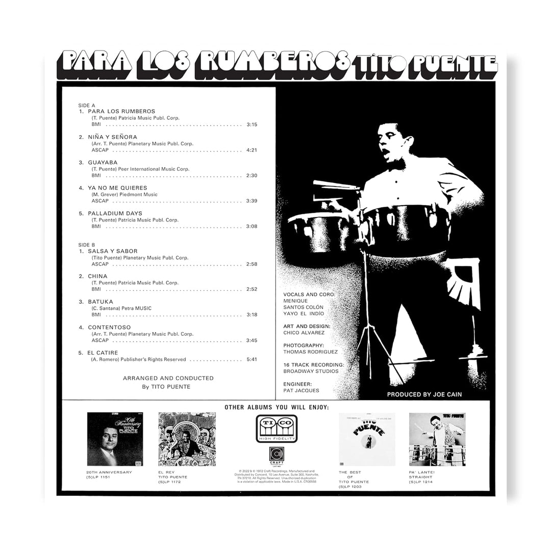 Para Los Rumberos, Vinyl