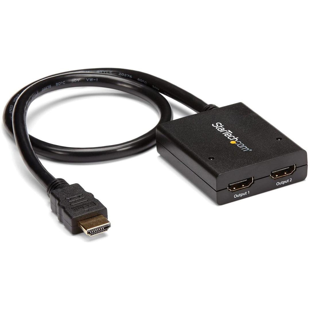 StarTech.com 2 Port HDMI 4k Video Splitter - 1x2 HDMI Verteiler - 4k @ 30 Hz - 2-fach Ultra HD 1080p