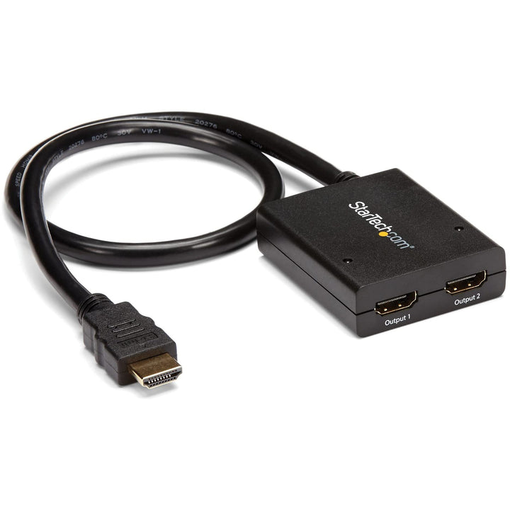 StarTech.com 2 Port HDMI 4k Video Splitter - 1x2 HDMI Verteiler - 4k @ 30 Hz - 2-fach Ultra HD 1080p