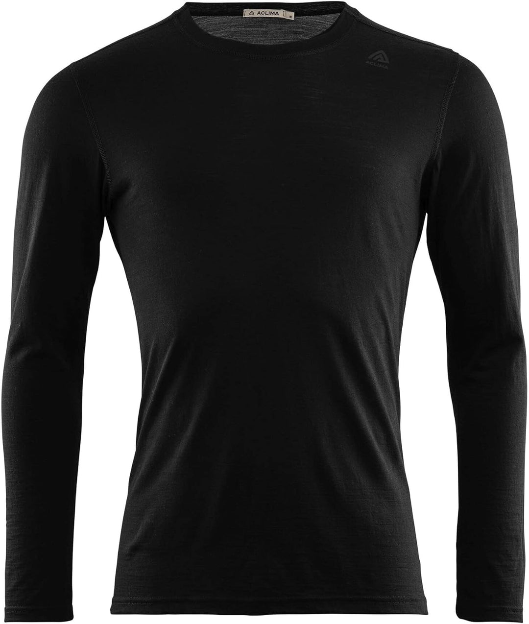 Aclima LightWool Langarm Unterhemd Herren schwarz