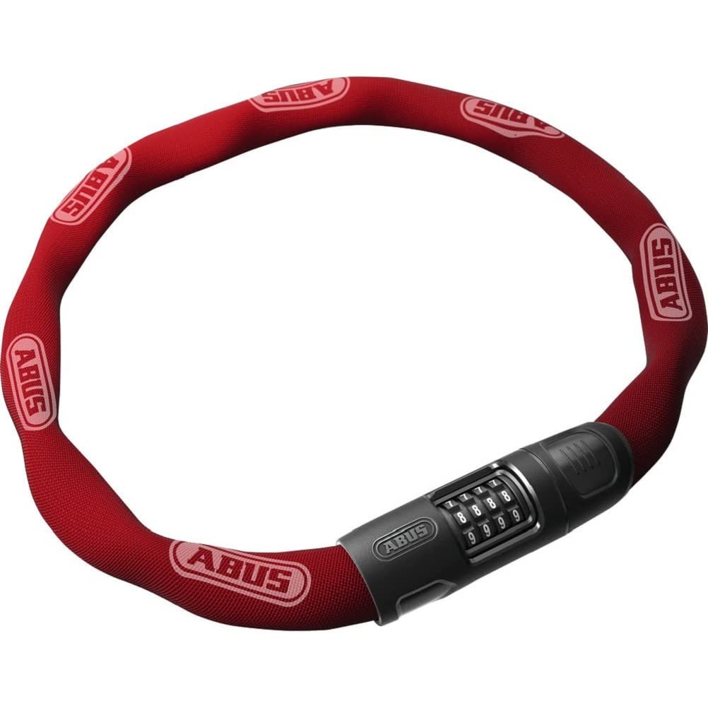 ABUS Kettenschloss 8808C - stabiles Zahlenschloss aus speziell gehärtetem Stahl - gut lesbare Zahlen