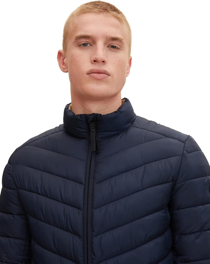 TOM TAILOR Herren Lightweight Steppjacke XXL 10668 - Sky Captain Blue, XXL 10668 - Sky Captain Blue