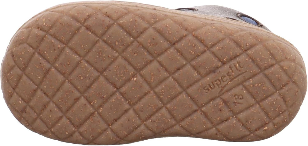 Superfit Mädchen Saturnus Lauflernschuhe 22 EU Weit Braun Blau 3020, 22 EU Weit Braun Blau 3020