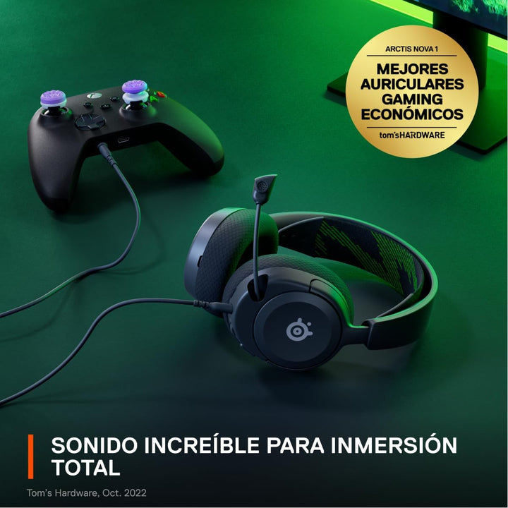 SteelSeries Arctis Nova 1X Gaming-Headset – Signature Arctis Sound – ClearCast Gen 2 Mic – Xbox Seri