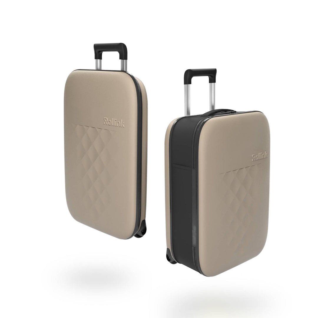 Rollink Vega II Reisekoffer, Trolley - Das Original mit innovativer Falttechnologie (Patent Pending)