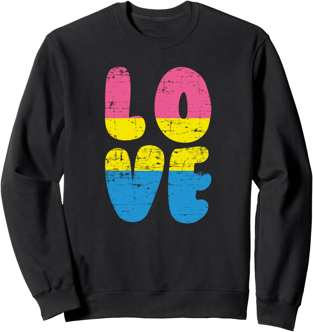 LGBTQ Pansexuell Liebe Gay Pride CSD Geschenk Pansexuell Sweatshirt