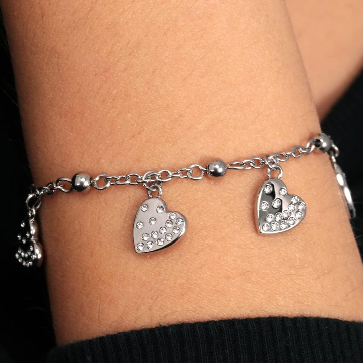Morellato PASSIONI Damen Armband aus Stahl, Kristalle - SAUN11