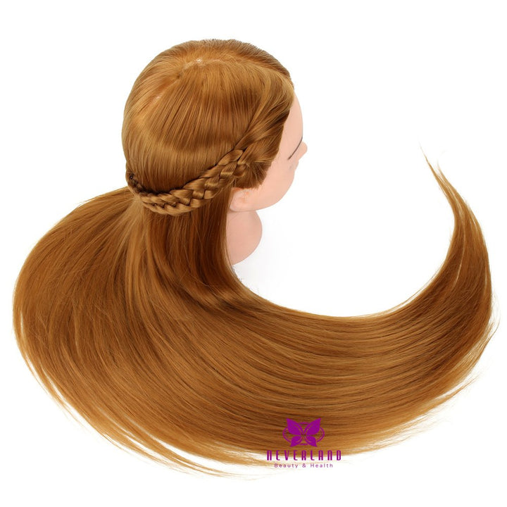 Trainingsk?pfe Neverland 30 Zoll 100% Kunstfaserhaar Friseurpraxis Schaufensterpuppe Mit Klemme 100%