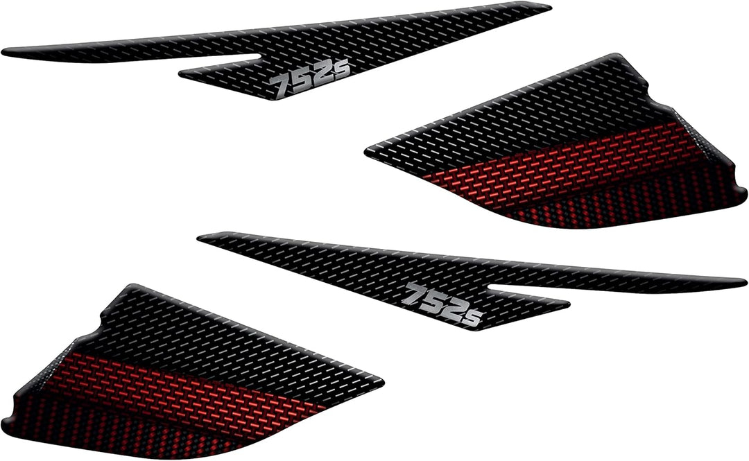 Paraserbatoio.it Aufkleber aus Harz, 3D-Effekt, für Motorräder kompatibel mit Benelli 752S (rot, sei