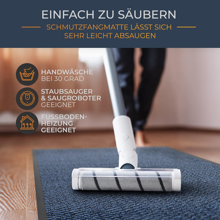 TIMELEOS Fussmatte Schmutzfangmatte mit äusserst starker Schmutz und Feuchtigkeitsaufnahme Eingangst