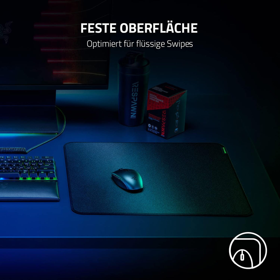 Razer Strider - Hybrid-Mauspad mit weicher Unterseite und Oberseite für sanfte Swipes (optimiert für