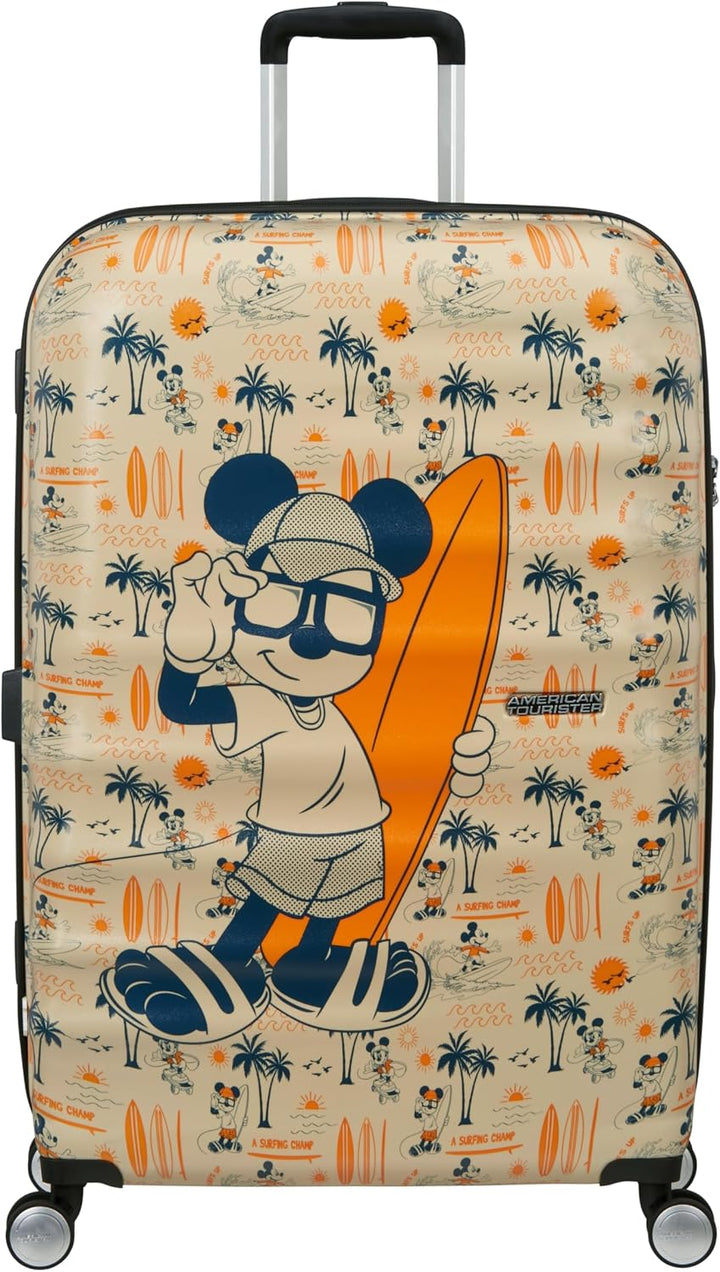 American Tourister Wavebreaker Disney - Mickey Mouse Hartschalenkoffer Mittelgross (67 cm), Reisekof