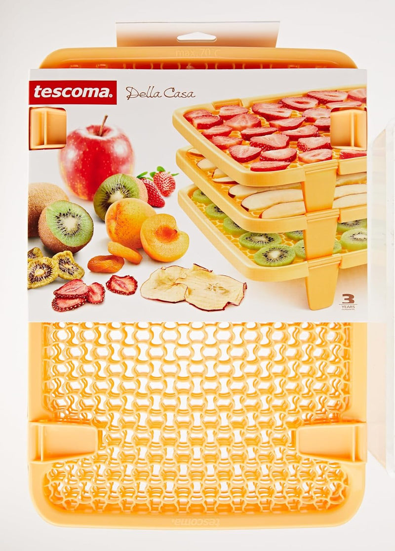 Tescoma 895360.00 Dörrgestell, Kunststoff, Gelb Einzeln