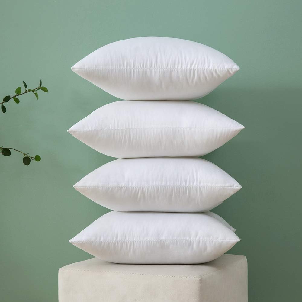 MIULEE Kissen 55x55 cm Füllung 4er Set, Waschbare Kissenfüllung Sofakissen, Polster Innenkissen Deko