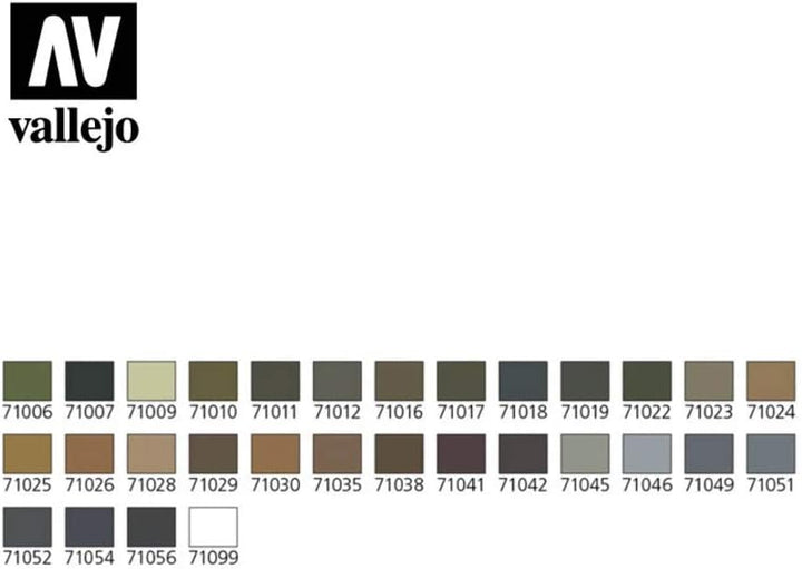 Vallejo VAL71173, Farbset Tarn II
