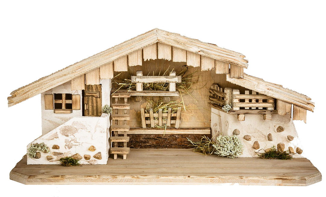 Holz und Gartentrends Weihnachtskrippe Krippe Krippenstall Weihnachten Weihnachtskrippen Tischkrippe