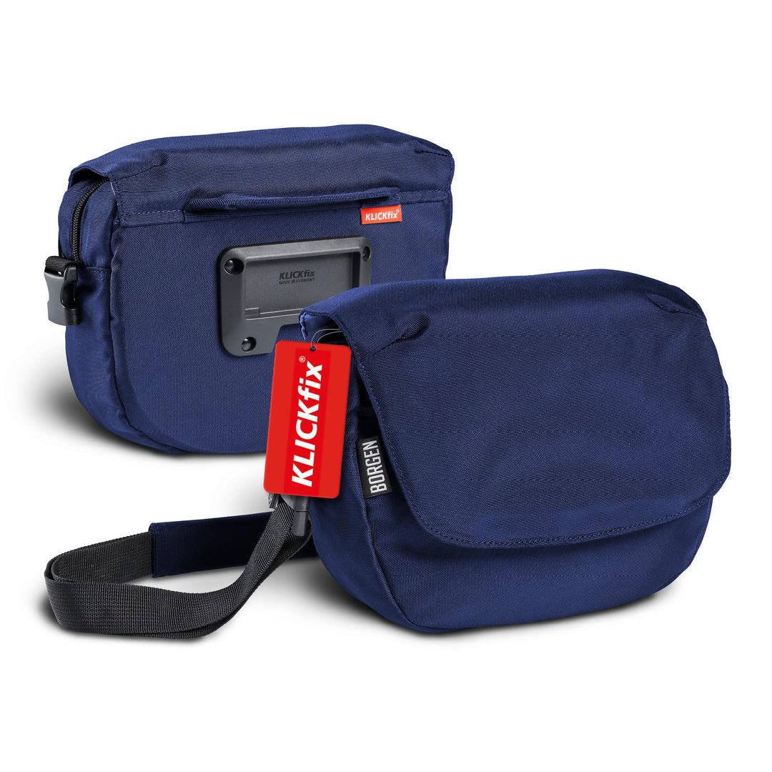 Borgen KLICKfix Lenkertasche Fahrrad - Wasserabweisende und geräumige Fahrrad Lenkertasche 5 L - Fah