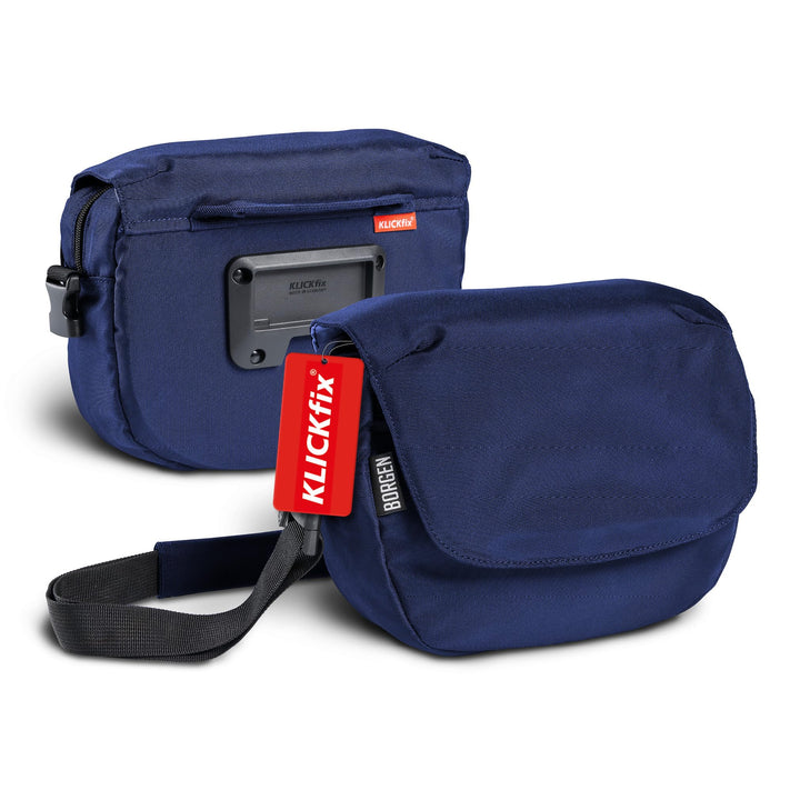 Borgen KLICKfix Lenkertasche Fahrrad - Wasserabweisende und geräumige Fahrrad Lenkertasche 5 L - Fah
