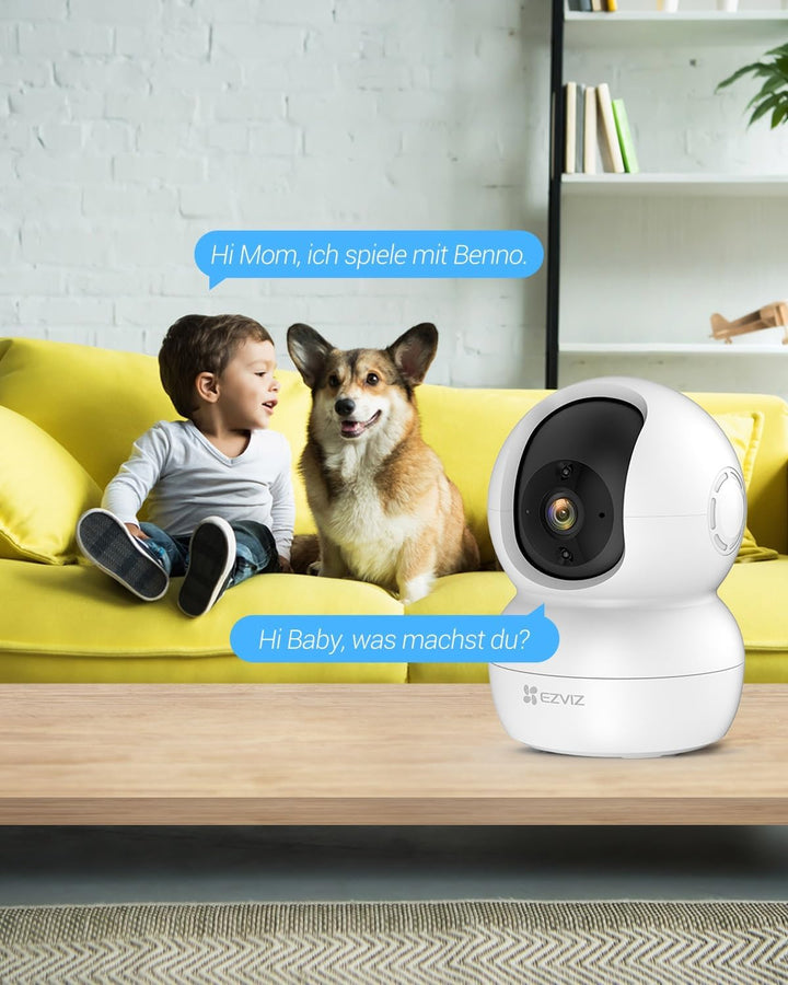 EZVIZ WLAN IP Kamera Überwachungskamera Innen schwenkbare, 1080P, Zwei-Wege-Audio, Bewegungserfolgun