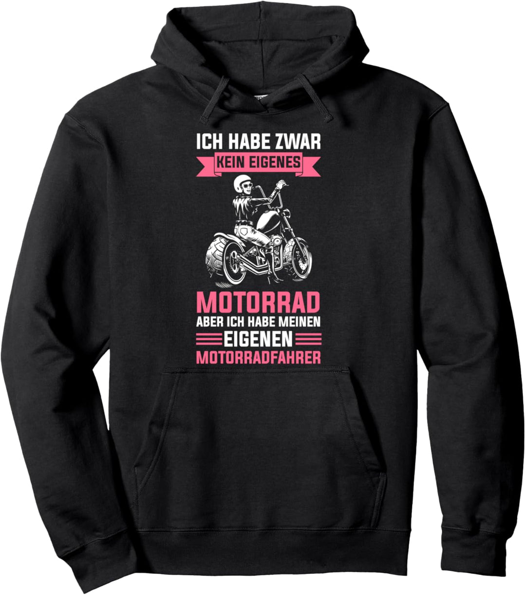 Motorrad Biker Bike Motorradfahrer Motorbike Pullover Hoodie
