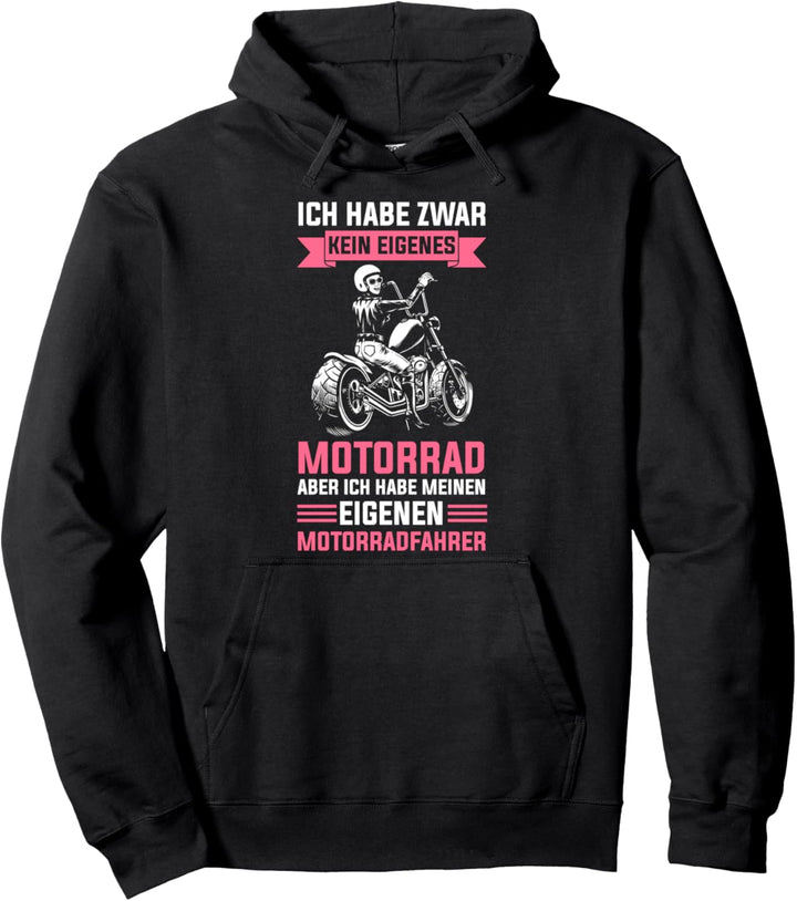Motorrad Biker Bike Motorradfahrer Motorbike Pullover Hoodie
